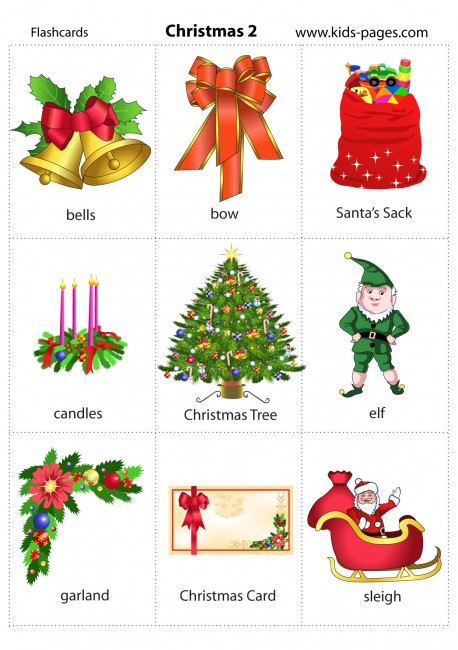 Christmas 2 flashcard